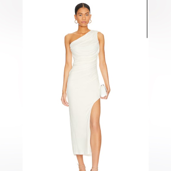 Bardot Rosalie Midi Dress Orchid White - Picture 2 of 5